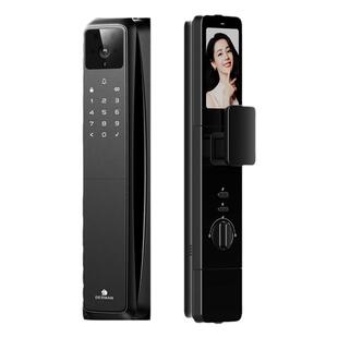 德施曼智能门锁双摄猫眼人脸识别大屏指纹密码锁Q50FVMax（下摄）