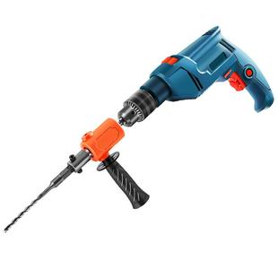 手电钻改电锤冲击钻变家用水泥墙打孔混凝土大功率轻型小型转换头