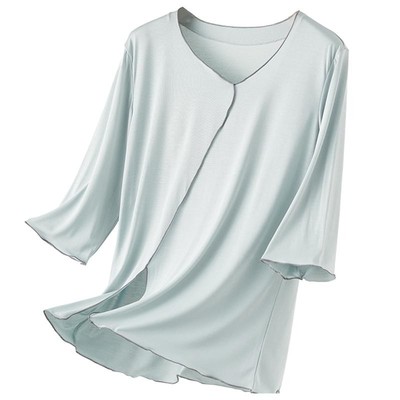 沫晴睡衣套装女莫代尔抗菌设计感