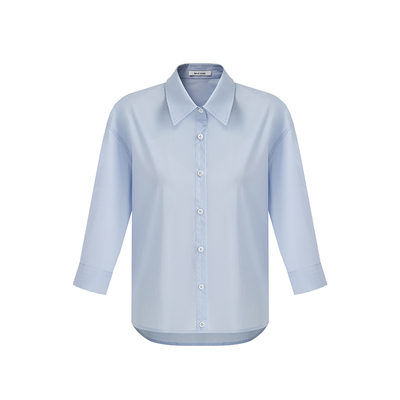 AgeofAscent七分袖收腰衬衫