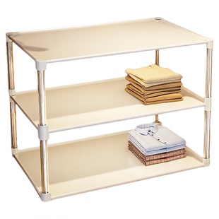 衣柜分层隔板柜子分层架柜内置物整理架宿舍衣橱塑料收纳神器橱柜