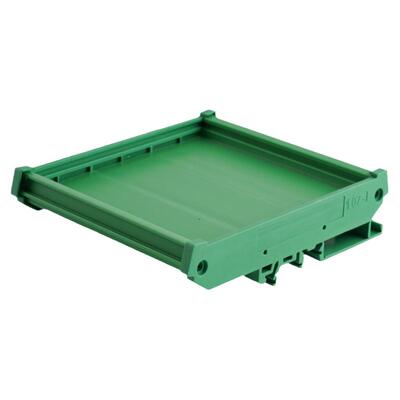 um107电线路板pcb继电器模组架卡槽导轨式安装支架plc工控外壳