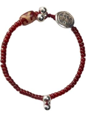 EnSage x Yesung 金钟云同款 925银白松石/编织/天然石/棕色手链