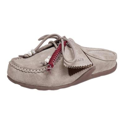 思加图小鹿袋鼠勃肯鞋穆勒拖