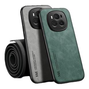 适用华为荣耀magic6手机壳羊巴皮magic6pro全包5G防摔新款简约魔术magic5pro保护套硅胶高档皮质por车载磁吸