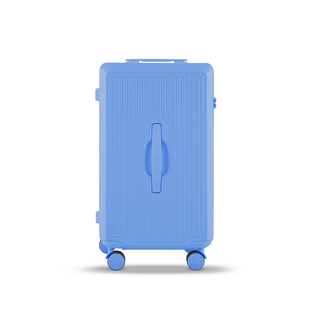 趣可迎时尚多功能行李箱大容量轻便登机防爆拉链万向轮旅行拉杆箱