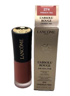 美国海淘 现货Lancome兰蔻菁纯柔雾哑光小蛮腰水唇釉274 196