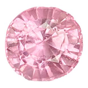 福双临J3樱花粉天然尖晶石裸石彩色珠宝18K金镶嵌戒指吊坠耳坠