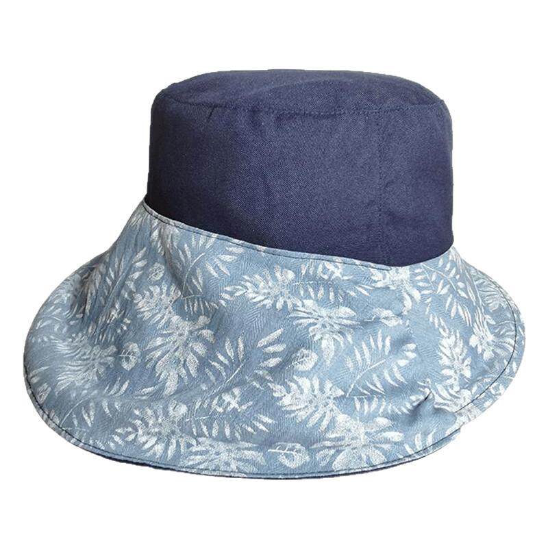 夏天防紫外线女士平檐渔夫帽
