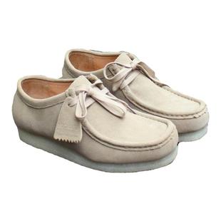 女鞋Wallabee系带低帮高帮反绒皮真皮生胶底高帮袋鼠鞋男鞋小码36