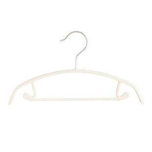 霜山浸塑防滑衣架无痕不鼓包小号带挂钩衣撑高锰钢小领口晾衣架