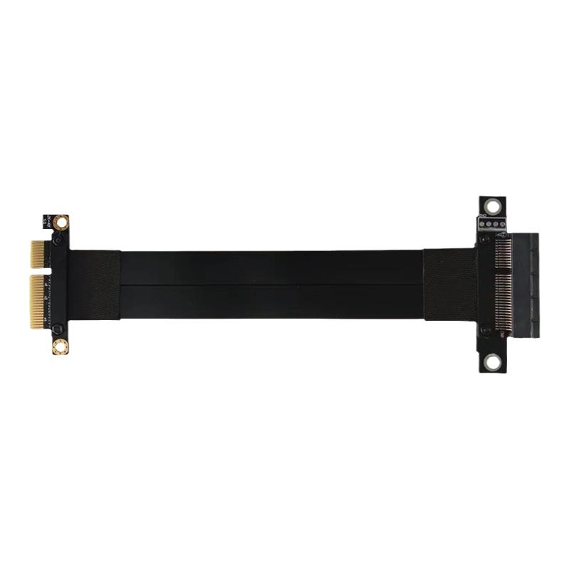 PCIE4X转4X延长线 全速SSD 网卡阵列卡 PCI-E 3.0 转接线   EMI