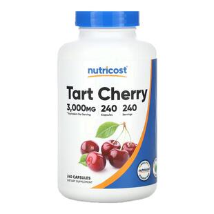 Nutricost,酸樱桃植物精粹睡眠帮助身心舒缓运动不适膳食补充关节