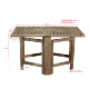 加长折叠桌子小户型餐桌组合家用露台户外防腐库 厂简易实木免安装