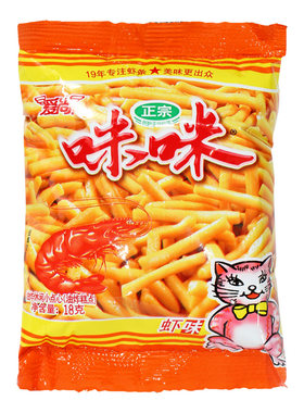 爱尚咪咪虾条蟹味粒零食大礼包