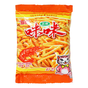 爱尚咪咪虾条蟹味粒零食大礼包