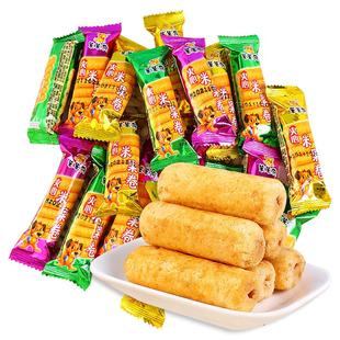 笨笨狗粗粮夹心米果棒能量棒糙米卷非油炸多口味休闲怀旧小零食