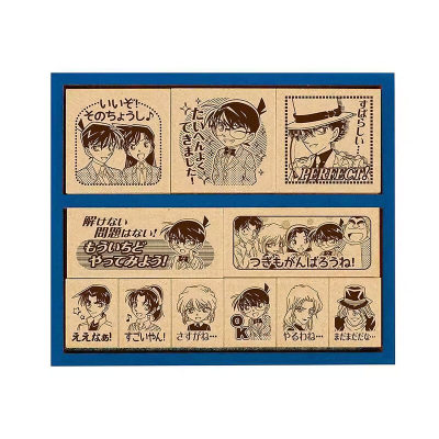 【日本直邮】Beverly名侦探柯南木质奖励印章套组 SDH-097