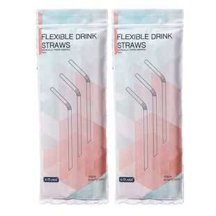 【U先】嫚熙一次性吸管独立包装可弯曲吸管