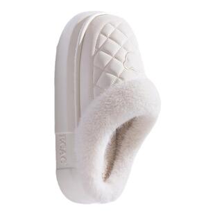 防水棉拖鞋女2025新款秋冬季外穿室内家居加绒厚底踩屎感情侣棉鞋