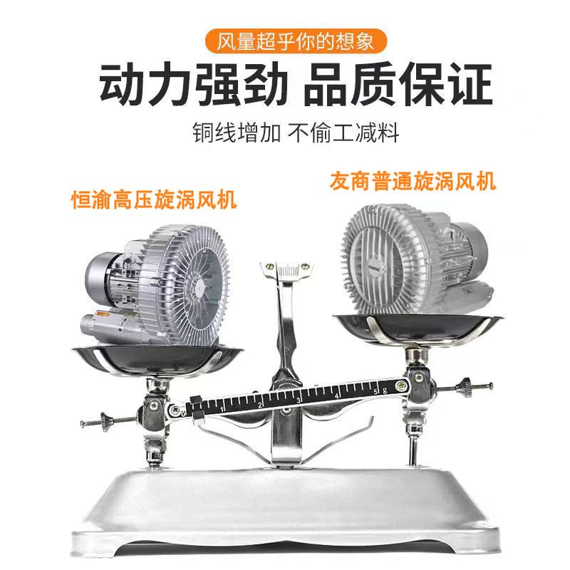 XGB旋涡鼓风机工业高压双叶轮防爆气泵鱼塘增氧离心轴流涡流风机