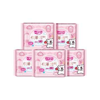 七度空间抑菌极薄透气卫生巾券后39.9元包邮