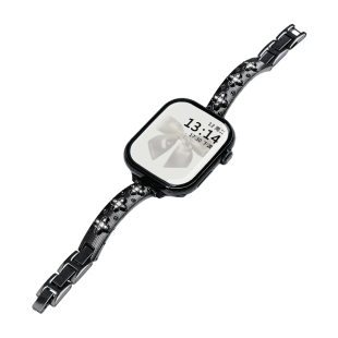 适用vivo wtach gt2表带金属布契拉提手镯iqoowatchgt2手表带链女士watch5运动腕带智能夏天高级感蓝牙版