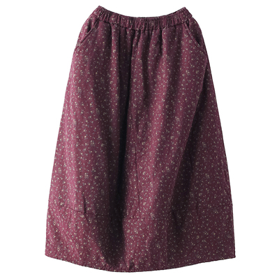 园园美衣秋冬款夹棉加厚半身裙