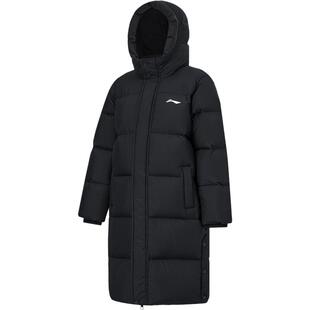 李宁童长羽绒服男孩小大童官方篮球系列冬季连帽舒适休闲运动上衣