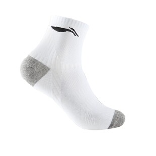 李宁袜子男士夏季款运动袜优棉篮球中筒全棉跑步防嗅羽毛球女专业