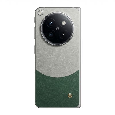 适用OPPO Find N6撞色背膜个性双色拼接素皮膜OPPO Find N5手机背膜OPPOFindN3后盖保护膜OPPOFind N2素皮贴