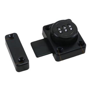 抽屉锁免打孔密码锁衣柜鞋柜子锁床头柜门锁防盗鞋柜储物柜加装锁