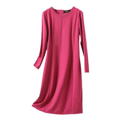 M2女装品牌折扣洋气针织连衣裙