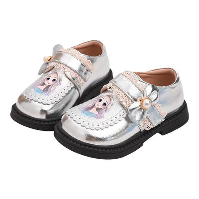 女童春秋软底真皮英伦风公主鞋