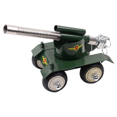 不锈钢回膛减震大炮模型可放炮