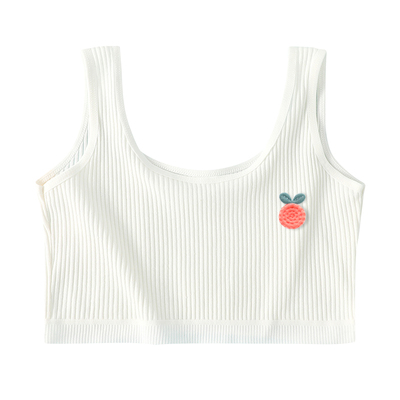 纯棉女童内衣发育期小背心少女孩小学生7-13岁大童儿童防凸点抹胸