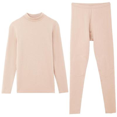 高领德绒抗菌红豆舒适内衣