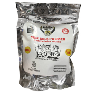 2袋9.5折加拿大直邮Medallion麦德林脱脂儿童成人奶粉500g