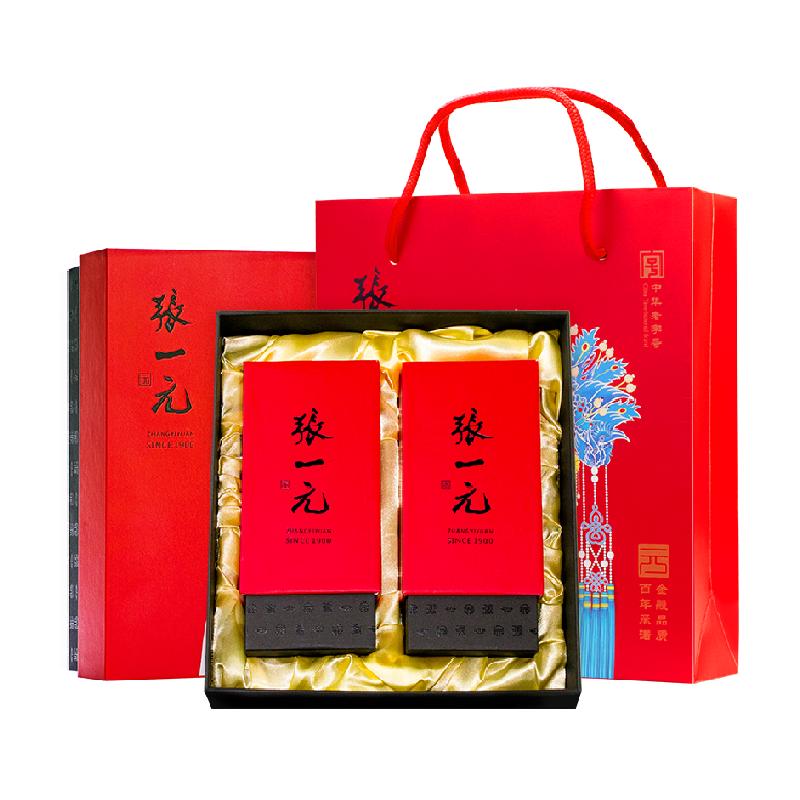 张一元茉莉花茶特种云叶香珠150gX1礼盒装京剧国潮风送礼佳选