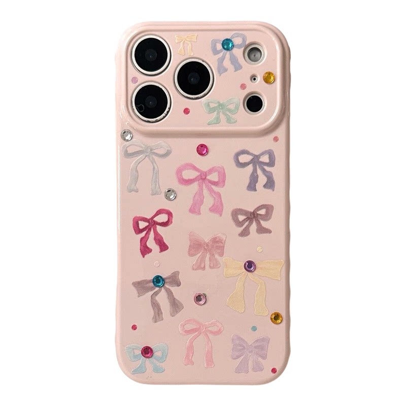 彩钻蝴蝶结适用iphone17m