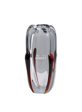 轻奢中古风手工玻璃花瓶