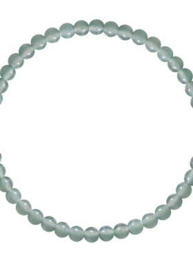 蓝水翡翠手串天然危地马拉冰种