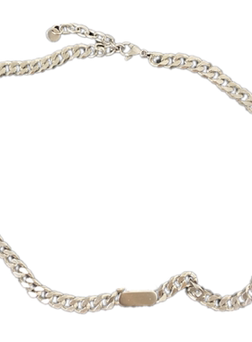 欧美INS不掉色钛钢粗女链条项链