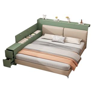 现代简约家用卧室实木靠墙床头边柜落地超窄床边柜置物储物收纳柜