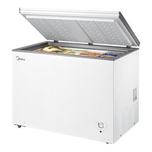 美的301升大容量家用商用保鲜冷冻两用冰柜冷藏节能冷柜冰箱