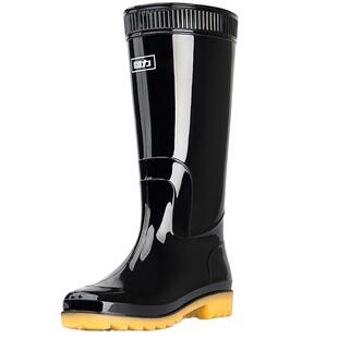 回力高筒雨鞋男钓鱼靴工地劳保雨靴男中筒防滑水鞋女士短筒胶鞋