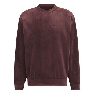 阿迪达斯运动休闲丝绒卫衣套头衫