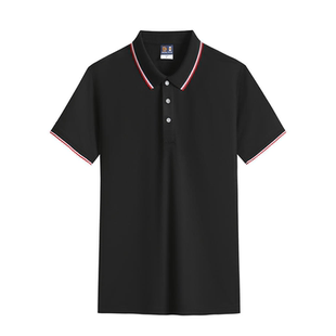 工作服T恤POLO衫定制LOGO男春夏季团队广告翻领短袖工装文化衫diy