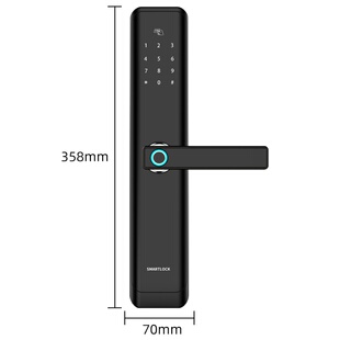 智能隐形指纹密码锁防盗门木门家用大门 感应刷卡电子锁通通锁APP