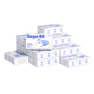 德佑乳霜纸云柔巾婴儿柔纸巾新生儿宝宝专用保湿抽纸120抽旗舰店